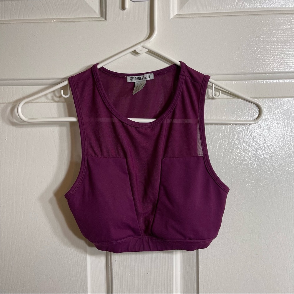 Forever 21 mesh sports bra